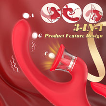 Load image into Gallery viewer, Sandra Tongue Licking Vacuum Suction Clitoral G-spot Vibrator