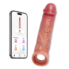 Load image into Gallery viewer, Penis Extender Sleeve Vibrator Cock Ring With APP &amp; Remote