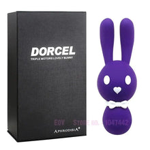 Load image into Gallery viewer, Bunny Vibrator Nipple Clamps Estimulador Clitoris Vibrator
