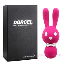 Load image into Gallery viewer, Bunny Vibrator Nipple Clamps Estimulador Clitoris Vibrator