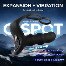 Load image into Gallery viewer, Massager Masturbation 9 Frequency Remote Control Anal Vibrator with Cock Ring