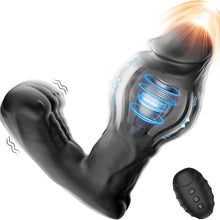 Load image into Gallery viewer, Realistic Expanding Vibrating Thrusting Prostate Massager with remote control