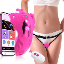 Load image into Gallery viewer, Butterfly Wearable Panty Clitoral Stimulation Vibrator