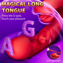 Load image into Gallery viewer, Red Lip Pro Biting Clit Scratching G Spot Vibrator