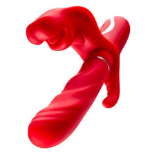Load image into Gallery viewer, Rose Muncher 3 In 1 Mouth Biting Clitoris G Spot Thrusting Vibrator