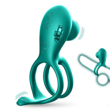 Load image into Gallery viewer, Morgana Silicone Vibrating Penis Rings