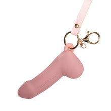 Load image into Gallery viewer, Mini Simulation Penis Vibrator Keychain Pendant Masturbator for Women