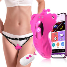 Load image into Gallery viewer, Butterfly Wearable Panty Clitoral Stimulation Vibrator