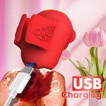 Load image into Gallery viewer, Mini Rose Finger Vibrator Clitoral stimulation for Couples flirting