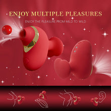 Load image into Gallery viewer, Love Shape Finger Sucking Vibrator Clitoris Stimulation For Couple Foreplay