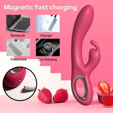 Load image into Gallery viewer, 2 In 1 Rabbit G Spot Vibrator For Clitoris G-spot Stimulation