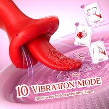 Load image into Gallery viewer, Big Mouth Clitoris Suction G Spot Vibrator with 10 Tongue Licking Modes