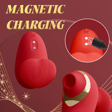 Load image into Gallery viewer, Love Shape Finger Sucking Vibrator Clitoris Stimulation For Couple Foreplay