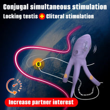 Load image into Gallery viewer, Octopus Lock Delayed Ejaculation Penis Ring Wireless APP