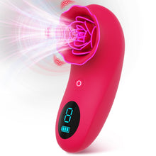 Load image into Gallery viewer, Rose Sex Toy Mini Vibrator for Womens Tapping Vibrating sex toy