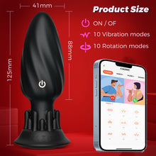 Load image into Gallery viewer, APP - Controlled Rotating Anal Plug  9 Modes Waterproof  Quiet
