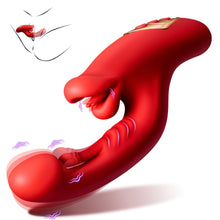 Load image into Gallery viewer, Red Lip Pro Biting Clit Scratching G Spot Vibrator