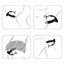 Load image into Gallery viewer, Triple Rings Vibrating Prostate Massager realistic dildo With Remote Control