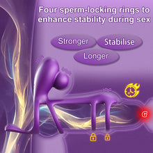 Load image into Gallery viewer, Morgana Silicone Vibrating Penis Rings
