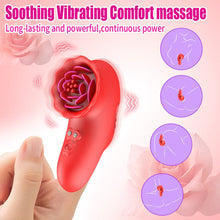 Load image into Gallery viewer, Rose Finger Vibrator G Spot Clitoral Stimulator for Couple Flirting