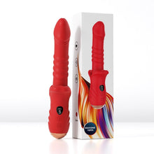 Load image into Gallery viewer, MizzZee Silicone Soft Big Mouth Telescopic Stick Massage Vibrator