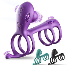 Load image into Gallery viewer, Morgana Silicone Vibrating Penis Rings