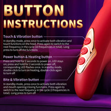 Load image into Gallery viewer, Red Lip Pro Biting Clit Scratching G Spot Vibrator