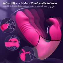 Load image into Gallery viewer, 3 In 1 Bunny Wearable Thrusting G Spot Vibrator App Remote Control