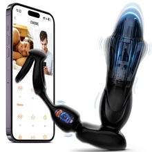 Load image into Gallery viewer, Starship Prostate Massager Vibrating Inflating Expanding Anal Toy with Dual Rings