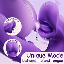 Load image into Gallery viewer, Rose Muncher Clitoris Biting Rolling Ball G Spot Vibrator