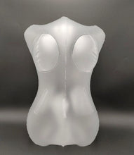 Load image into Gallery viewer, PVC Inflatable Female Half-body Toroso Transparent Model