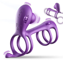 Load image into Gallery viewer, Morgana Silicone Vibrating Penis Rings