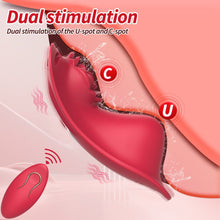 Load image into Gallery viewer, Rose Wearalbe Clitoral Massage Vibrator with Panty &amp; Remote Control