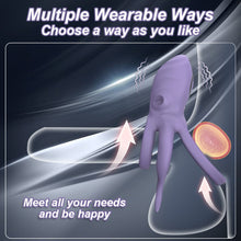 Load image into Gallery viewer, Octopus Lock Delayed Ejaculation Penis Ring Wireless APP