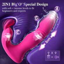 Load image into Gallery viewer, 3 In 1 Bunny Wearable Thrusting G Spot Vibrator App Remote Control