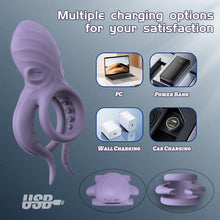 Load image into Gallery viewer, Octopus Lock Delayed Ejaculation Penis Ring Wireless APP