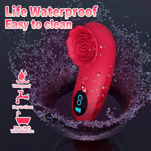 Load image into Gallery viewer, Rose Sex Toy Mini Vibrator for Womens Tapping Vibrating sex toy