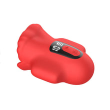 Load image into Gallery viewer, Mouth 360° Wrapped Penis Vibrator with LCD Display For Glans Training