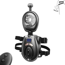 Load image into Gallery viewer, Darth Vader Wearable 9 Thrusting Vibration Male Masturbator With Remote