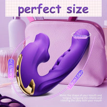 Load image into Gallery viewer, Rose Muncher Clitoris Biting Rolling Ball G Spot Vibrator