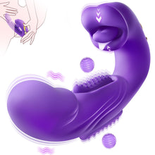 Load image into Gallery viewer, Rose Muncher Mouth Biting Tapping Ultimate Pleasure G Spot Vibrator