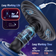 Load image into Gallery viewer, Upgraded Thrusting Sit And Ride Anal G Spot Double Vibrator With Remote