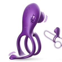 Load image into Gallery viewer, Morgana Silicone Vibrating Penis Rings