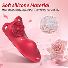 Load image into Gallery viewer, Rose Wearalbe Clitoral Massage Vibrator with Panty &amp; Remote Control