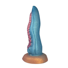 Load image into Gallery viewer, Ocean Blue Octopus Tentacle Silicone Anal Dilator Fantasy Dildo