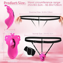 Load image into Gallery viewer, Butterfly Wearable Panty Clitoral Stimulation Vibrator