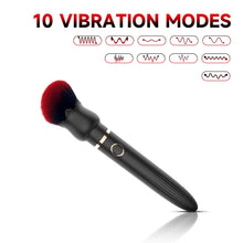 Load image into Gallery viewer, Makeup Brush 10 Frequency Vibration Masturbation Stick