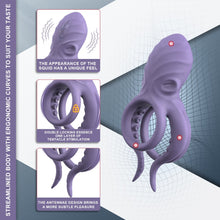 Load image into Gallery viewer, Octopus Lock Delayed Ejaculation Penis Ring Wireless APP
