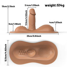 Load image into Gallery viewer, Ride-on Vibrating Clit Anal G Spot Stimulation Dildo Sex Machine