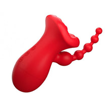 Load image into Gallery viewer, Big Mouth Clitoris Suction Anal Bead Vibrator with 10 Tongue Licking Modes
